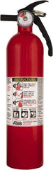 Kidde - 2.5 Lb, 1A:10-B:C Rated, Dry Chemical Fire Extinguisher - 3-1/4" Diam x 13-3/4" High, 100 psi, 12' Discharge in 12 sec, Seamless Aluminum Cylinder - Caliber Tooling