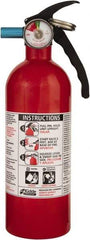 Kidde - 2 Lb, 5-B:C Rated, Dry Chemical Fire Extinguisher - 3-1/4" Diam x 10.95" High, 100 psi, 12' Discharge in 12 sec, Seamless Aluminum Cylinder - Caliber Tooling