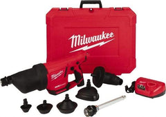 Milwaukee Tool - 12V Lithium-Ion Battery Battery Drain Cleaning Machine - For 1" to 4" Pipe - Caliber Tooling