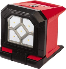 Milwaukee Tool - 18 Volts, 1500 Lumens, Cordless Work Light - Red/Black, Up to 20 hr Run Time - Caliber Tooling