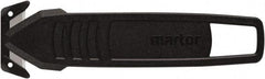 Martor USA - Recessed/Hook Blade Safety Utility Knife - Black Polycarbonate Handle, 1 Blade Included - Caliber Tooling