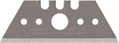 Martor USA - 100 Piece, Carbon Steel, Utility Knife Blade - 2.09" Long - Caliber Tooling