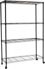 Sandusky Lee - 4 Shelf Wire Shelving Unit - 48" Wide x 18" Deep x 72" High, - Caliber Tooling