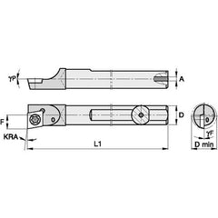 QCMI37565L CARBIDE SHANK GROOVING - Exact Industrial Supply