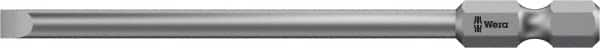 Wera - 4.5mm Slotted Screwdriver Bit - 1/4" Drive, 2" OAL - Caliber Tooling