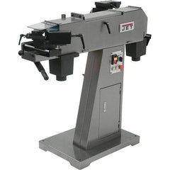 Jet - 2-1/2" Notching Dimension, 3 hp Metal Notcher - 4 x 79" Belt - Caliber Tooling