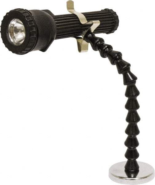 Mag-Mate - Nickel Plated Flexible Flashlight Holder - Compatible with Maglite Batteries - Caliber Tooling