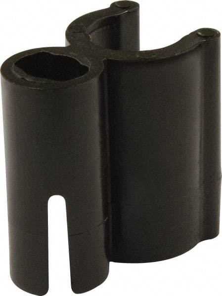 Mag-Mate - 3/8 Hose OD, Tube Support Clip Strip - Black, 1 Slot, 1-1/2" OAL, Use with 3/8" Hose - Caliber Tooling