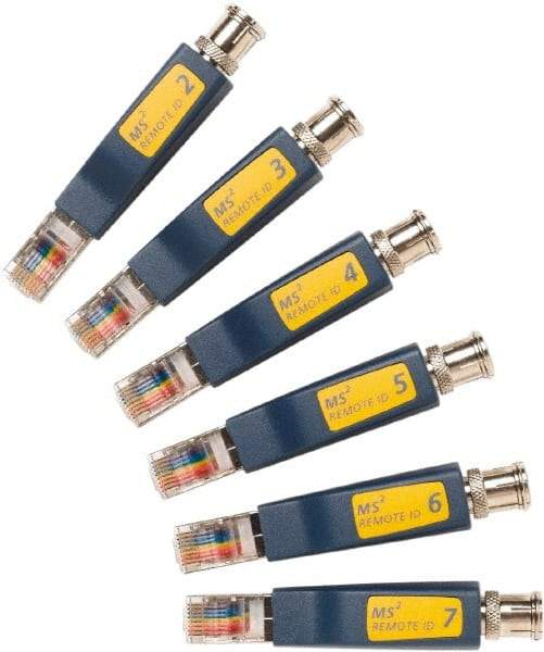 Fluke Networks - Blue Electrical Test Equipment Identifier Kit - Use with Microscanners2 Cable Testers - Caliber Tooling