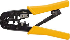 Fluke Networks - 1 Piece, Terminal Crimper & Wire Cutter - Comes in Clam Shell - Caliber Tooling