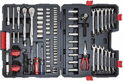 Crescent - 148 Piece 1/4, 3/8 & 1/2" Drive Mechanic's Tool Set - Comes in Blow Molded Case - Caliber Tooling