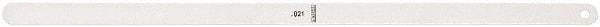 Starrett - Feeler Gages   Thickness (Decimal Inch): 0.0210    Leaf Length (Inch): 12 - Caliber Tooling