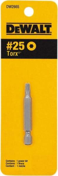 DeWALT - T25 Torx Bit - 1/4" Drive, 1" OAL - Caliber Tooling