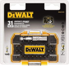 DeWALT - 31 Piece, Impact Ready Accessory Set - 1/4" Drive, Phillips, Slotted, Torx, Hex Point - Caliber Tooling