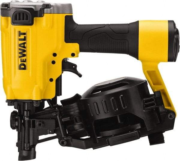 DeWALT - 3/4 to 1-3/4" Nail Length, 0.12" Nail Diam, Roofing Air Nailer - 70 to 120 psi - Caliber Tooling