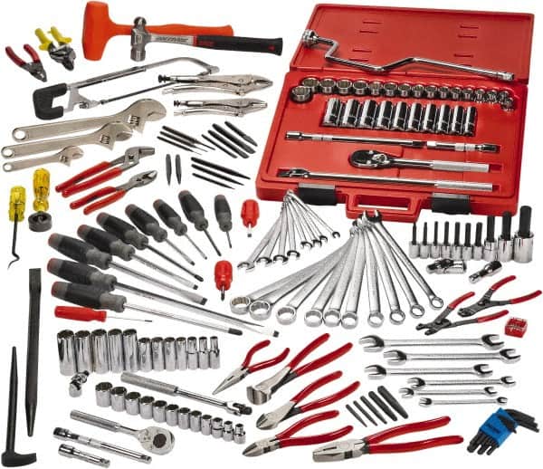 Proto - 157 Piece 3/8 & 1/2" Drive Master Tool Set - Comes in Top Chest - Caliber Tooling