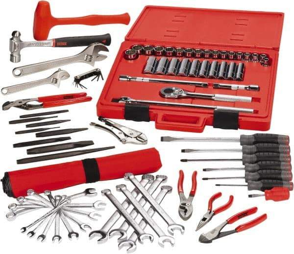 Proto - 77 Piece 3/8 & 1/2" Drive Master Tool Set - Comes in Tool Box - Caliber Tooling