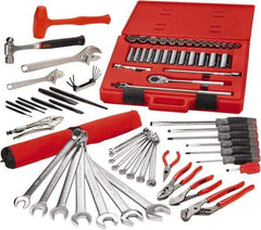 Proto - 78 Piece 1/2" Drive Master Tool Set - Comes in Tool Box - Caliber Tooling