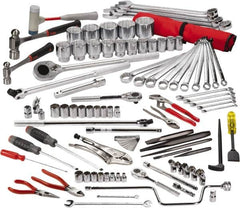 Proto - 92 Piece 3/8, 1/2 & 3/4" Drive Master Tool Set - Comes in Top Chest - Caliber Tooling