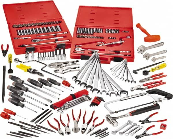 Proto - 165 Piece 3/8 & 1/2" Drive Master Tool Set - Comes in Top Chest - Caliber Tooling