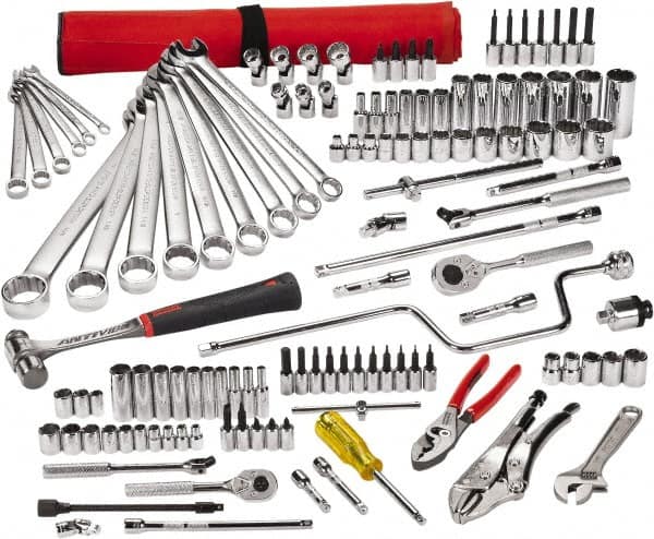 Proto - 126 Piece 1/4 & 3/8" Drive Master Tool Set - Comes in Top Chest - Caliber Tooling