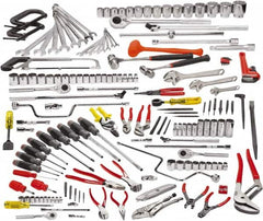 Proto - 164 Piece 1/4, 3/8, 1/2 & 3/4" Drive Master Tool Set - Comes in Roller Cabinet - Caliber Tooling