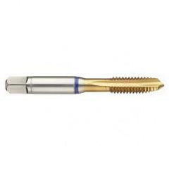 41836 2B 3-Flute PM Cobalt Blue Ring Spiral Point Plug Tap-TiN - Caliber Tooling