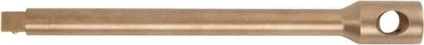 Ampco - 1/4" Drive Nonsparking Socket Extension Bar - 2" OAL, Uncoated Finish - Caliber Tooling