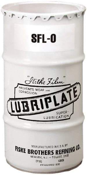 Lubriplate - 120 Lb Drum Aluminum High Temperature Grease - White, Food Grade & High/Low Temperature, 325°F Max Temp, NLGIG 0, - Caliber Tooling