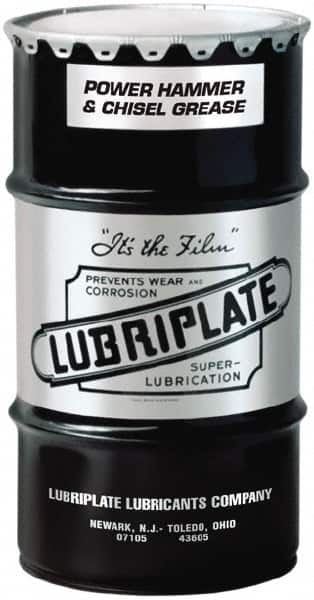 Lubriplate - 120 Lb Drum Aluminum Extreme Pressure Grease - Black, Extreme Pressure, 400°F Max Temp, NLGIG 2, - Caliber Tooling