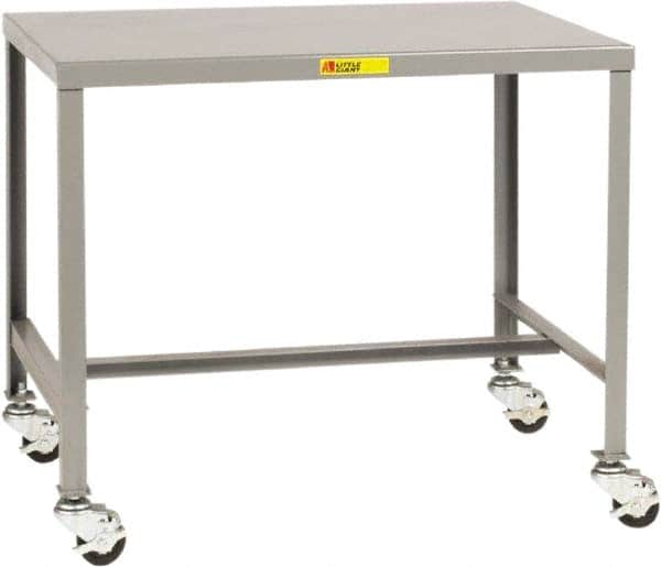 Little Giant - 36" Wide x 36" High x 24" Deep, Mobile Machine Table - 500 Lb Capacity - Caliber Tooling