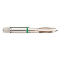1-3/8-12 2B -Flute Cobalt Green Ring Spiral Point Plug Tap-Bright - Caliber Tooling