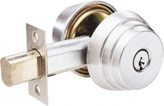 Arrow Lock - 1-3/8 to 1-3/4" Door Thickness, Satin Chrome Finish, Double Cylinder Deadbolt - Caliber Tooling