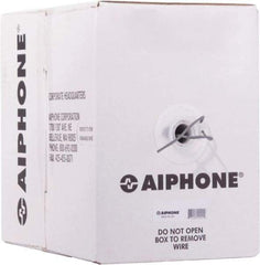 Aiphone - 18 AWG, 2 Wire, 1,000' OAL Unshielded Automation & Communication Cable - Polyethylene Insulation, 0.04" OD - Caliber Tooling