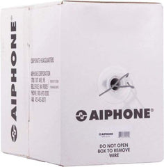 Aiphone - 22 AWG, 2 Wire, 500' OAL Shielded Automation & Communication Cable - PVC Insulation, 0.0253" OD - Caliber Tooling