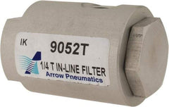 Made in USA - Filter Elements & Assemblies Filter Type: In-Line T Type Media Type: Sintered Bronze - Caliber Tooling