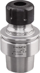 HAIMER - 1/8" to 3/8" Capacity, 50mm Projection, HSK32E Hollow Taper, ER16 Collet Chuck - 0.0001" TIR, Through-Spindle & DIN Flange Coolant - Exact Industrial Supply