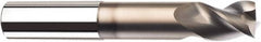 SGS - 3/4", 3 Flute, Single End, Solid Carbide, 0.19" Corner Radius End Mill - 4" OAL, 38° Helix, Right Hand Flute, 1-5/8" LOC, Right Hand Cut - Caliber Tooling