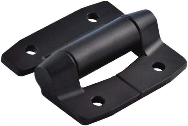 Value Collection - 2-3/4" Long x 3.16" Wide, Heavy Duty Hinge - Aluminum, Black Powder Coat Finish - Caliber Tooling