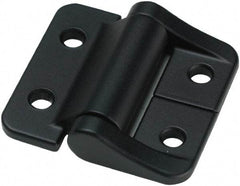 Value Collection - 1.58" Long x 1-1/2" Wide, Aluminum Door Hinge - Aluminum, Black Finish - Caliber Tooling