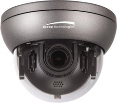 Speco - Indoor and Outdoor Variable Focal Lens Dome Camera - 2.8-12mm Lens, 700 Resolution Line, 5.12 Inch Diameter, 3.94 Inch High, Color Image - Caliber Tooling