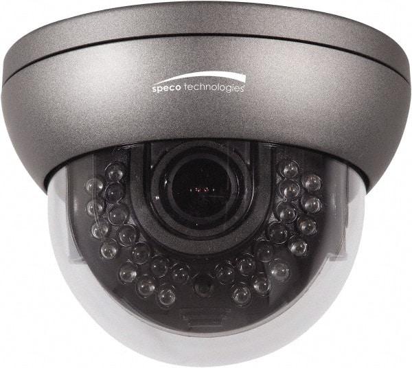 Speco - Indoor and Outdoor Variable Focal Lens Infrared Dome Camera - 3.6-16mm Lens, 700 Resolution Line, 5.12 Inch Diameter, 3.94 Inch High, Color Image - Caliber Tooling