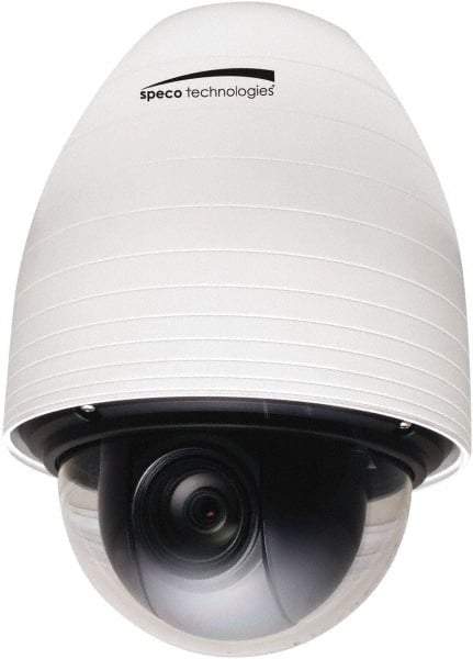 Speco - Indoor and Outdoor Variable Focal Lens PTZ Camera - 4.3-129mm Lens, 1920 x 1080 Pixels, 7.68 Inch Diameter, 9.01 Inch High, Color Image - Caliber Tooling