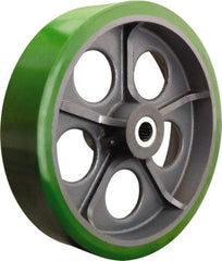 Hamilton - 20 Inch Diameter x 5 Inch Wide, Polyurethane on Cast Iron Caster Wheel - 9,000 Lb. Capacity, 5-1/4 Inch Hub Length, 1-1/2 Inch Axle Diameter, Tapered Roller Bearing - Caliber Tooling