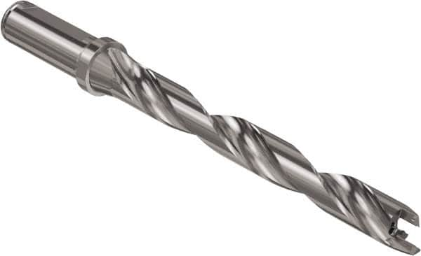 Seco - Crownloc Plus Series, 12 Head Connection, 8xD, 16mm Shank Diam, Drill Body - 120.2mm Body to Flange Length, SD408 Toolholder, 12mm Nose Diam, 108.2mm Flute Length - Caliber Tooling