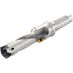 Iscar - 0.787 to 0.823" Diam, 1.65" Max Drill Depth, 1" Shank Diam, 5.28" OAL, Replaceable Tip Drill - AOMT, FCP, HCP-IQ, ICG, ICK, ICK-2M, ICM, ICP, iCP-2M, QCP-2M Insert, 20 Seat Size, DCNT Toolholder, Series Pre-Thread - Caliber Tooling