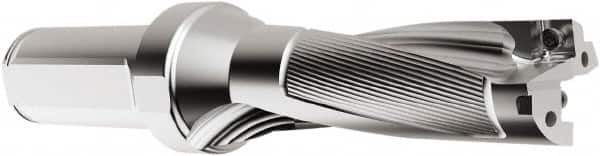 Seco - 135mm Max Drill Depth, 3xD, 45mm Diam, Indexable Insert Drill - 2 Inserts, 40mm Shank Diam, Straight Shank - Caliber Tooling