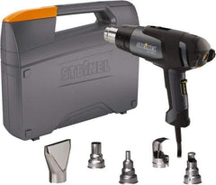 Steinel - 120 to 1,100°F Heat Setting, 4 to 13 CFM Air Flow, Heat Gun Kit - 120 Volts, 13.2 Amps, 1,500 Watts, 6' Cord Length - Caliber Tooling