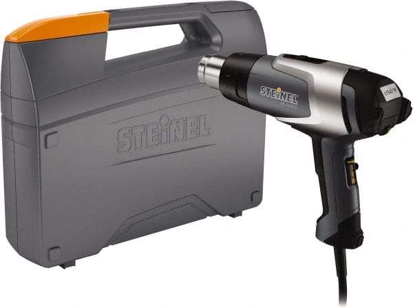 Steinel - 120 to 1,150°F Heat Setting, 4 to 13 CFM Air Flow, Heat Gun - 120 Volts, 13.3 Amps, 1,600 Watts, 6' Cord Length - Caliber Tooling