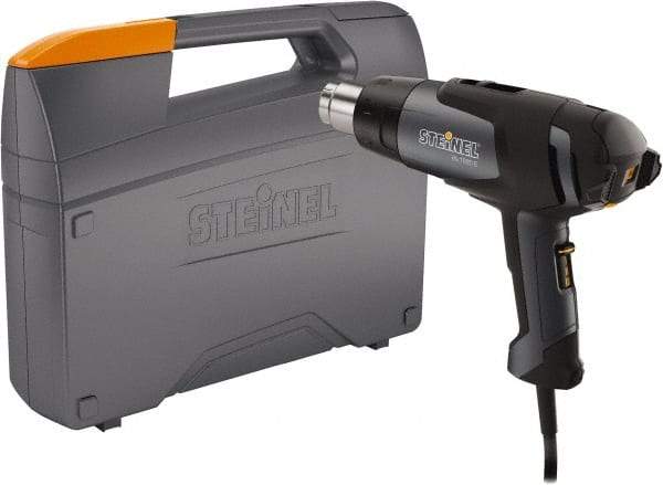 Steinel - 120 to 1,100°F Heat Setting, 4 to 13 CFM Air Flow, Heat Gun - 120 Volts, 13.2 Amps, 1,500 Watts, 6' Cord Length - Caliber Tooling